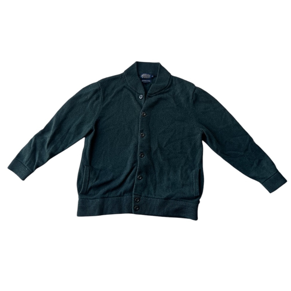 Pendleton Dark Green Men's Cardigan Sweater